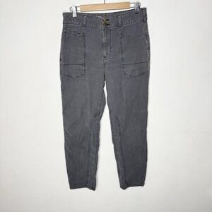 Pilcro The Wanderer Pants Gray Pockets Cotton Boho Beach Casual Womens 29